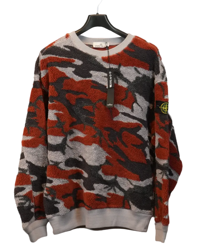 Stone Island Heritage Camo Crewneck Camo front view