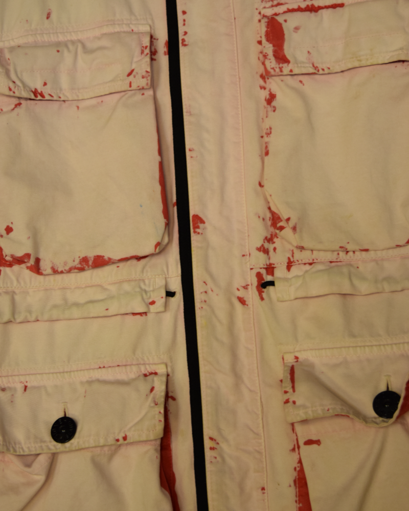 Stone island Coral Hand Corrosion On Raso Coral detail view