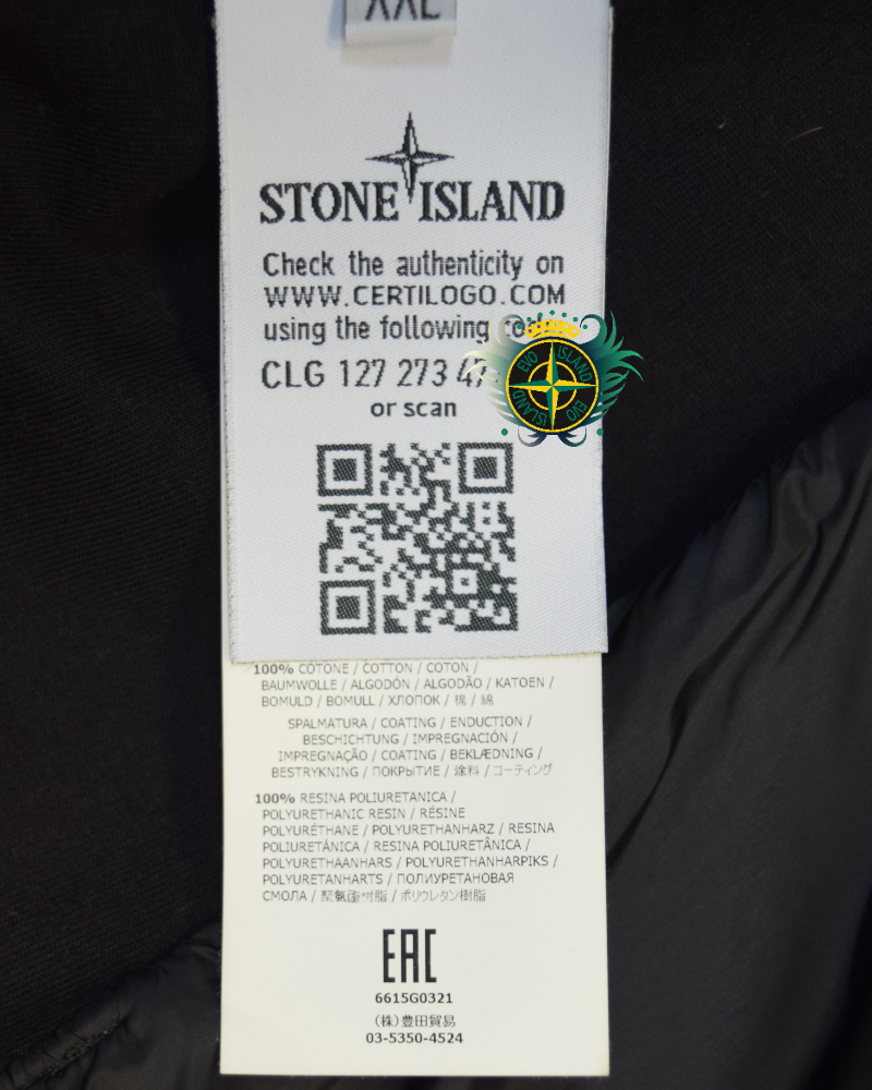 Stone Island Pertex Quantum Y With Primaloft Gilet Black detail view