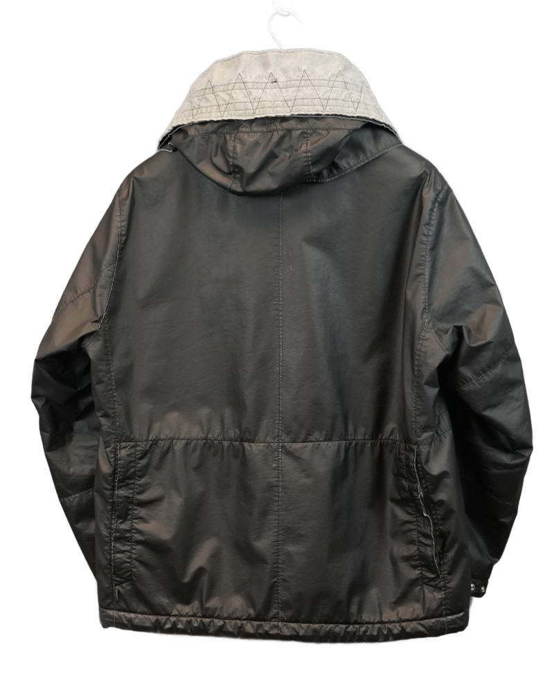Stone island Shadow Project Poly Hide 2L Black detail view