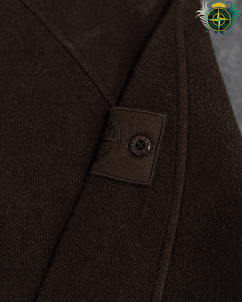 Stone Island Ground Ghost Piece Knitted Sweater Brown - L
