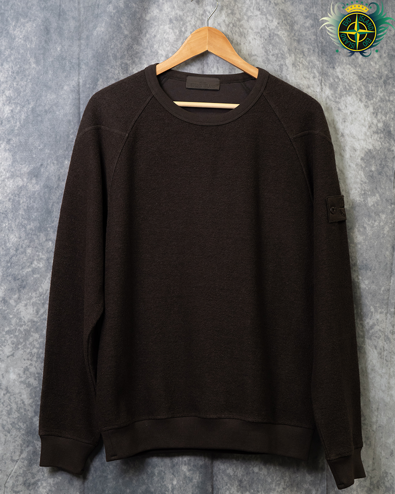 Stone Island Ground Ghost Piece Knitted Sweater Brown - L