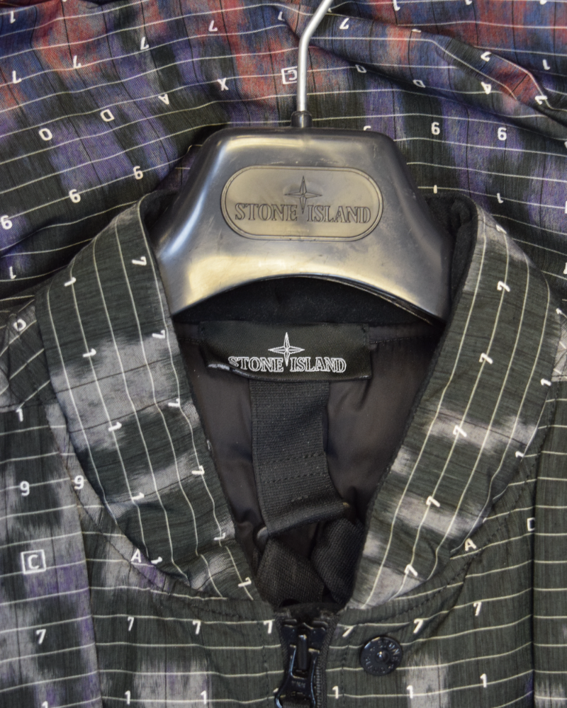 Stone island Shadow Project DPM Chine Down Bomber Jacket Multi detail view