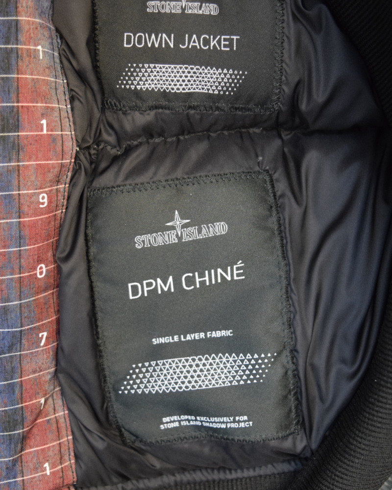 Stone island Shadow Project DPM Chine Down Bomber Jacket Multi detail view