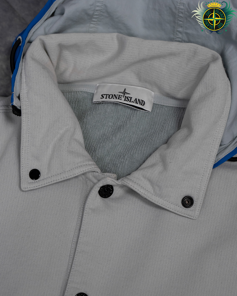 Stone Island Marian Reflective Hoodie Green - L