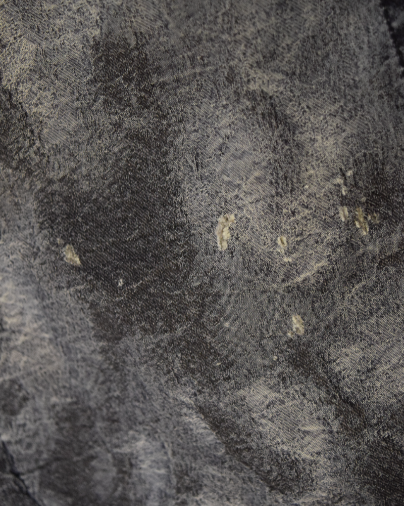 Stone island DPM Jacquard Plated Riot Mask Jacket Grey detail view