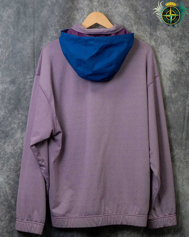 Stone Island Marian Reflective Hoodie Purple - L