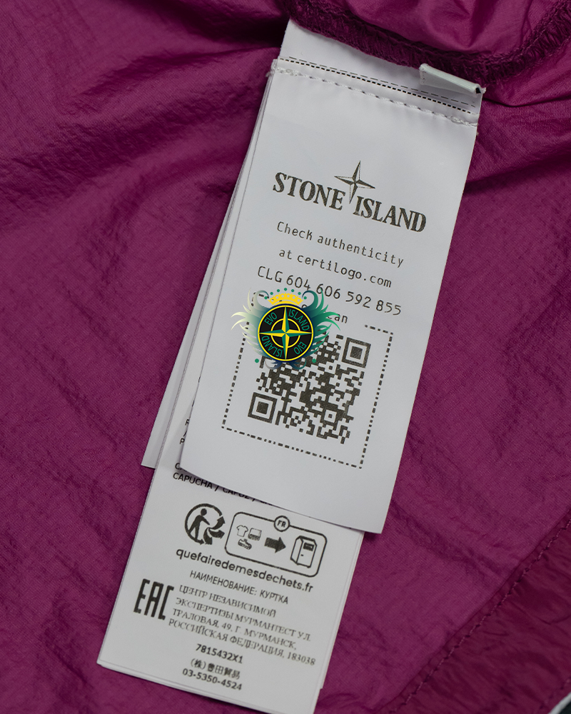 Stone Island Ripstop Prismatico Marina Jacket Purple - M