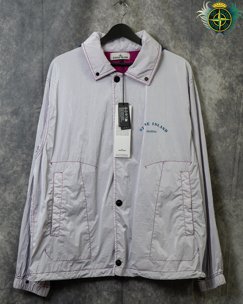 Stone Island Ripstop Prismatico Marina Jacket Purple - M