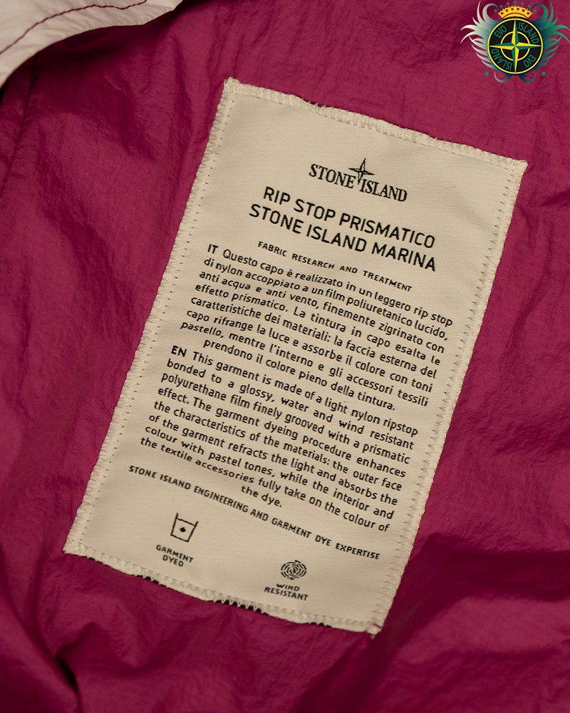 Stone Island Ripstop Prismatico Marina Jacket Purple - M