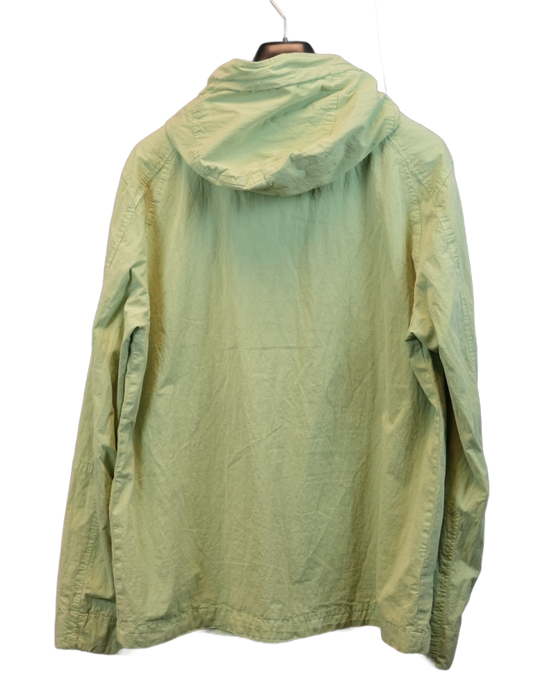 Left Hand Elvo Anorak Light Green back view