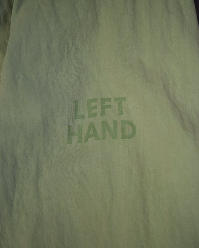 Left Hand Elvo Anorak Light Green detail view