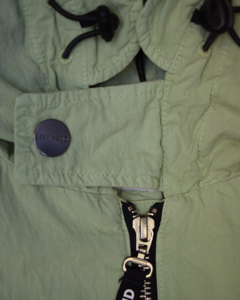 Left Hand Elvo Anorak Light Green detail view