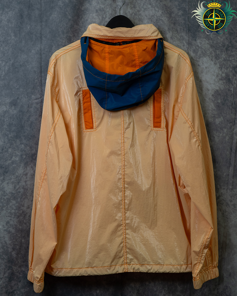Stone Island Ripstop Prismatico Marina Jacket Orange - M