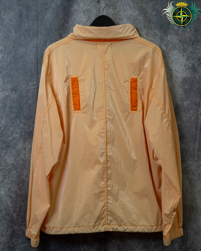 Stone Island Ripstop Prismatico Marina Jacket Orange - M