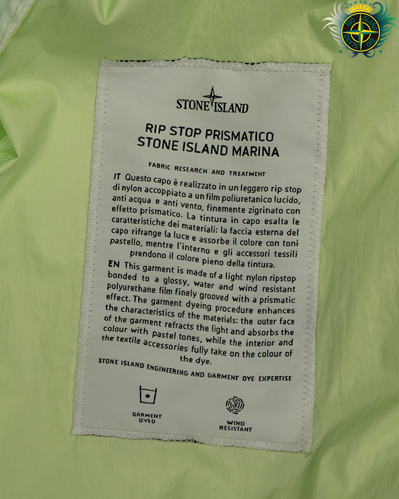 Stone Island Ripstop Prismatico Marina Jacket Green - M