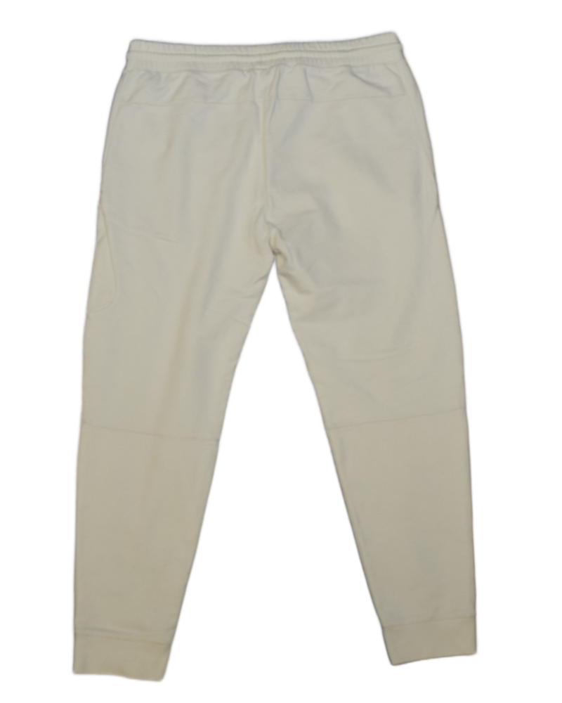 C.P Company Lense Cuffed Joggers White back view