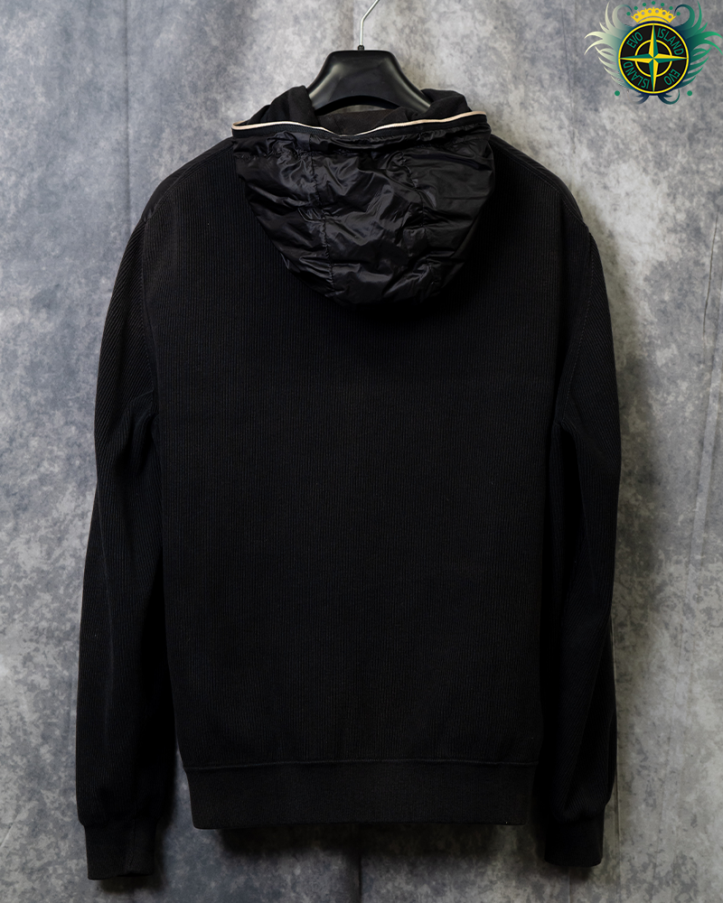 Moncler Hooded Down Jacket Black - 3XL