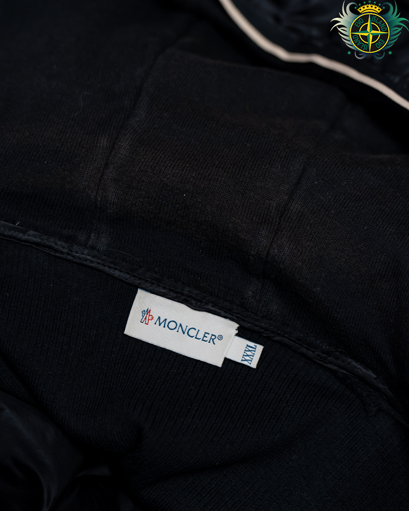Moncler Hooded Down Jacket Black - 3XL