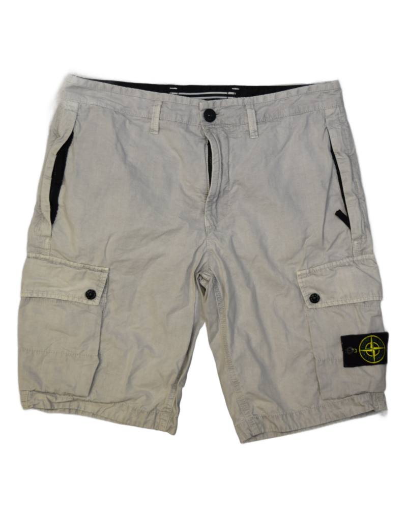 Stone Island Cargo Shorts Stone front view