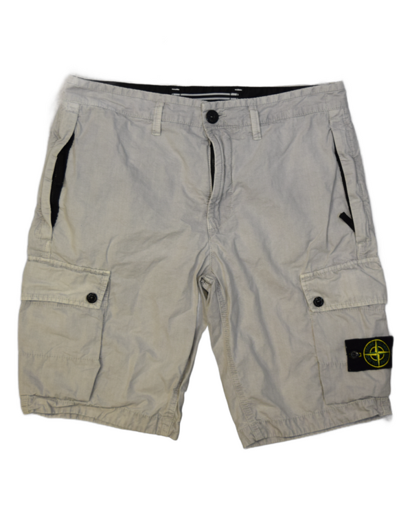 Stone Island Cargo Shorts Stone front view