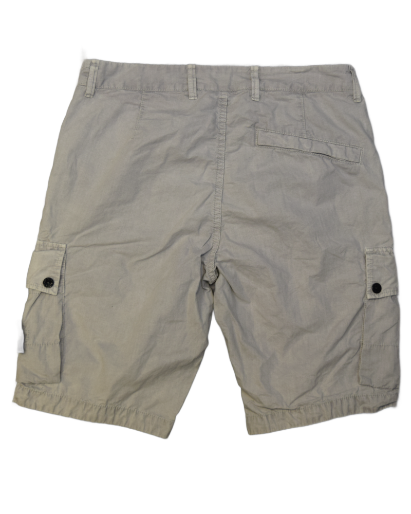 Stone Island Cargo Shorts Stone back view