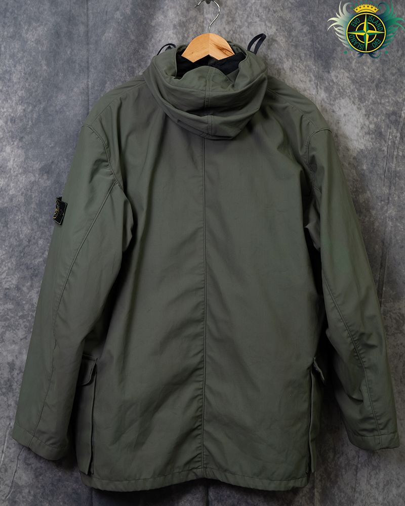 Stone Island Vintage Nylam Riot Mask Jacket Green - M