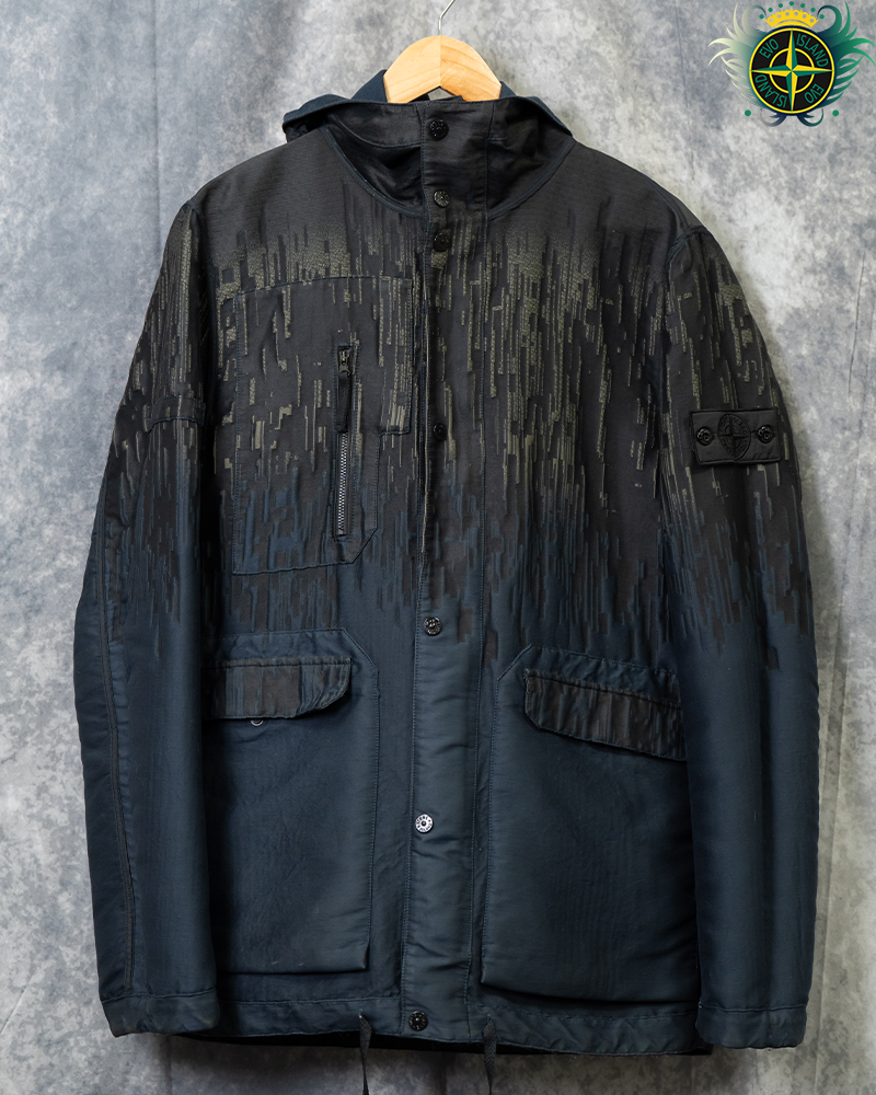Stone Island Shadow Project Big Loom Reversible Jacket Navy Blue - L