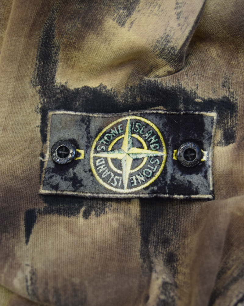 Stone island x Snowbeast Custom Full Zip Hooded Sweatshirt detail view