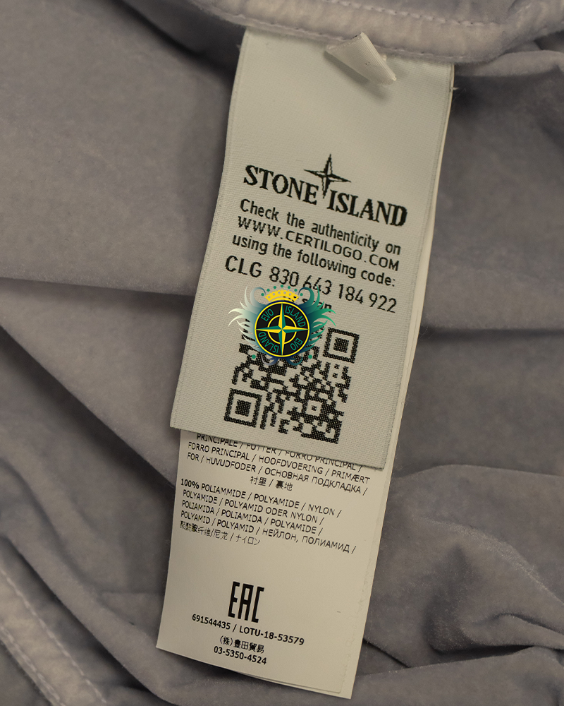 Stone Island Lamy Flock Jacket Light Mauve - XL