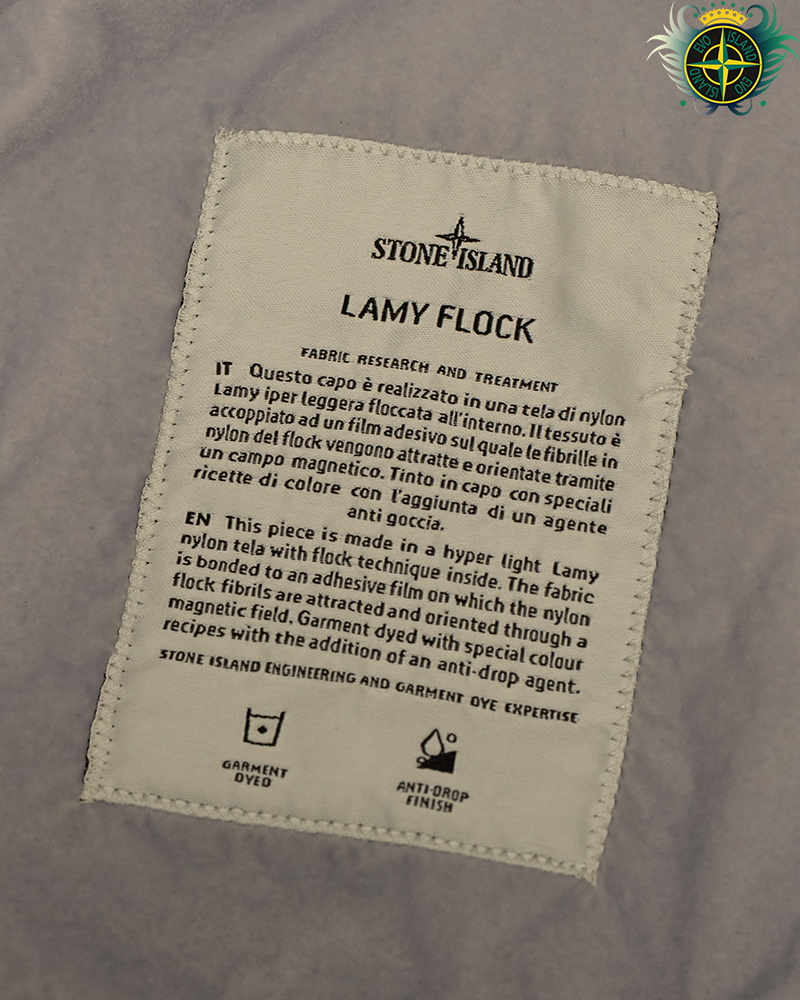 Stone Island Lamy Flock Jacket Light Mauve - XL