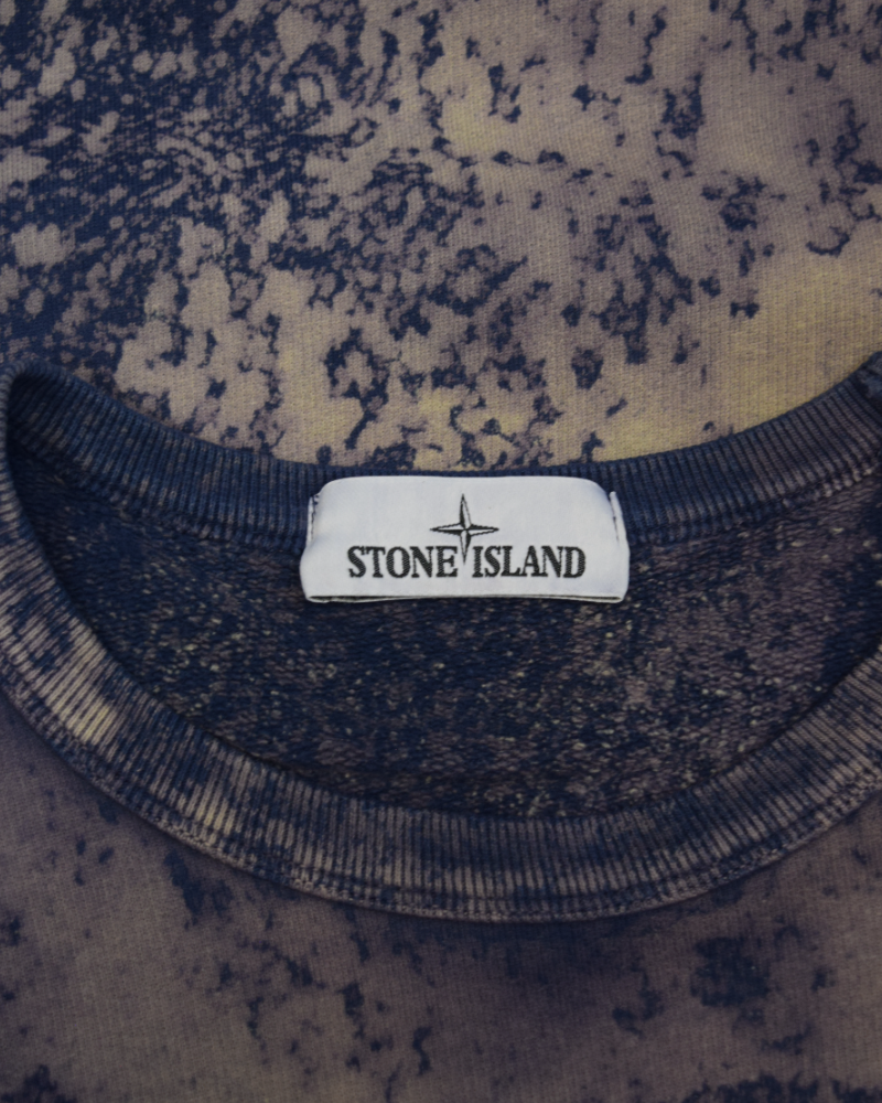 Stone island x Snowbeast Custom Crewneck Sweatshirt detail view