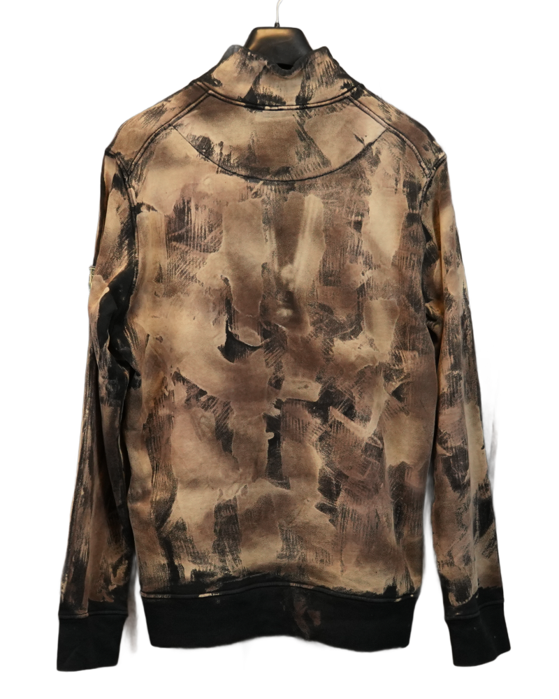 Stone island x Snowbeast Custom Quater Zip Sweatshirt back view