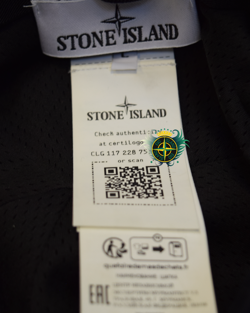 Stone Island Nylon Metal Adjustable Cap Black detail view