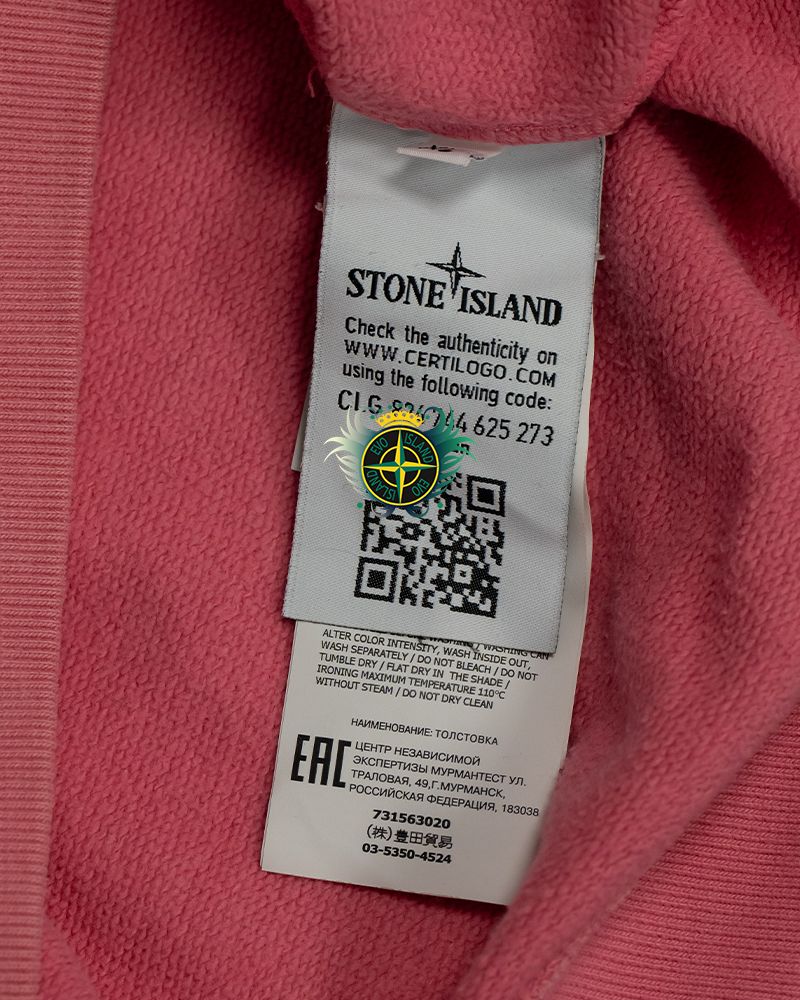 Stone Island Crewneck Pink - XL