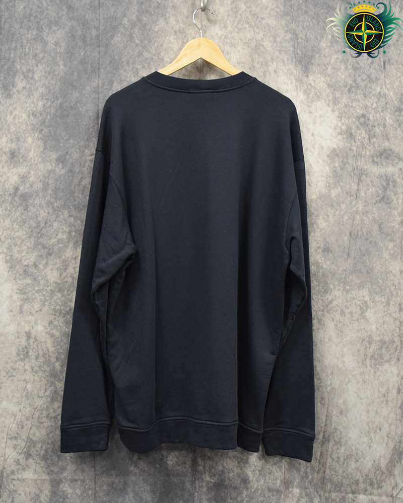 Stone Island Chest Compass Crewneck Navy Blue