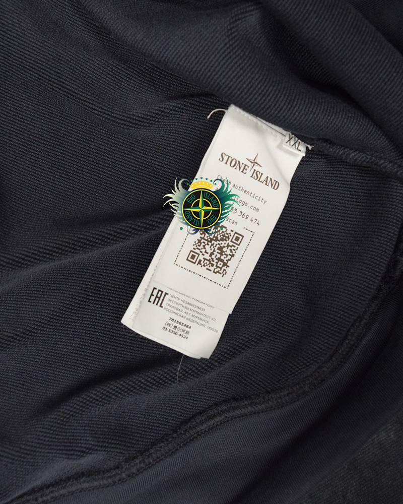 Stone Island Chest Compass Crewneck Navy Blue