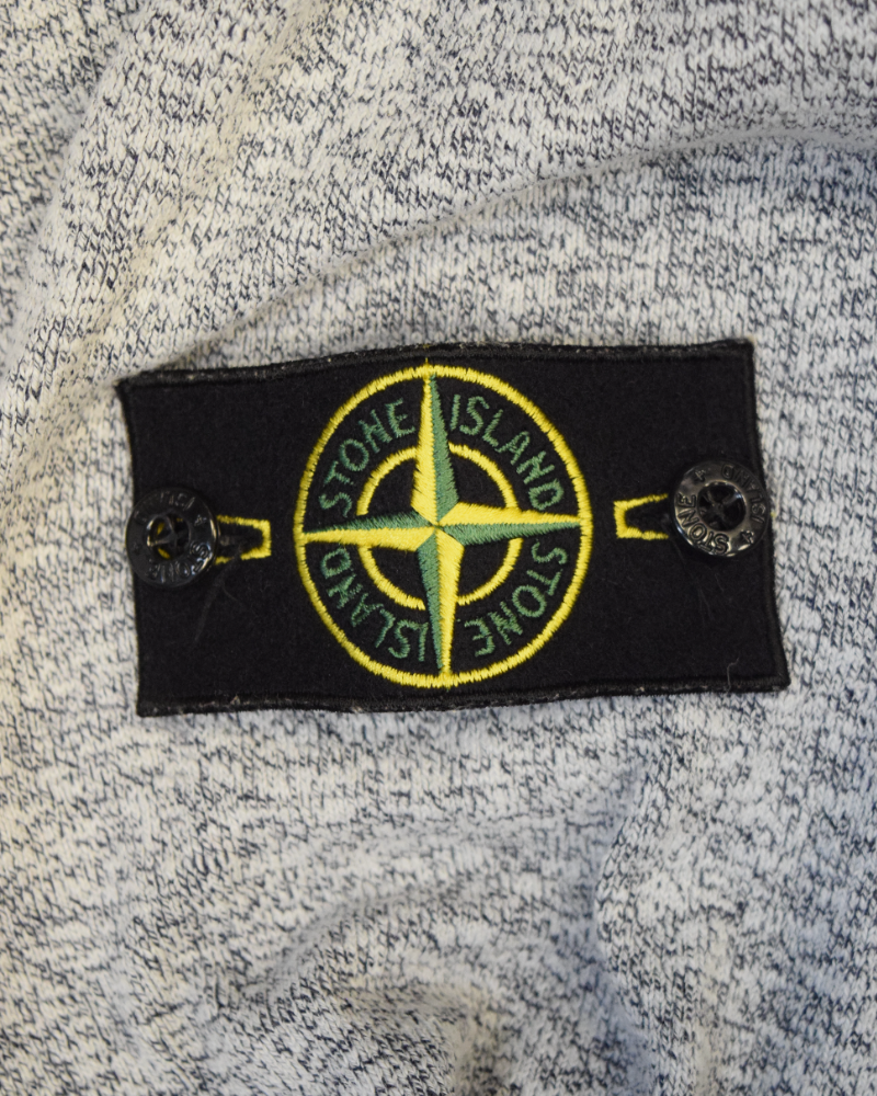 Stone Island Lightweight Knit Grey detail view