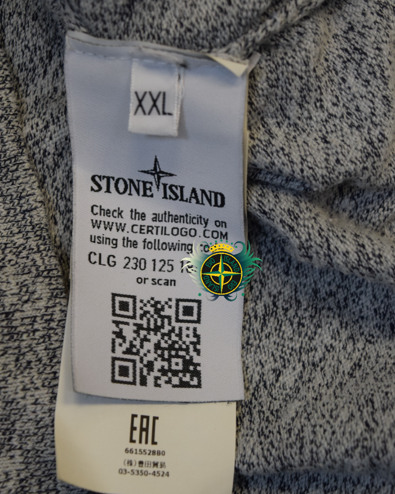 Stone Island Lightweight Knit Grey detail view
