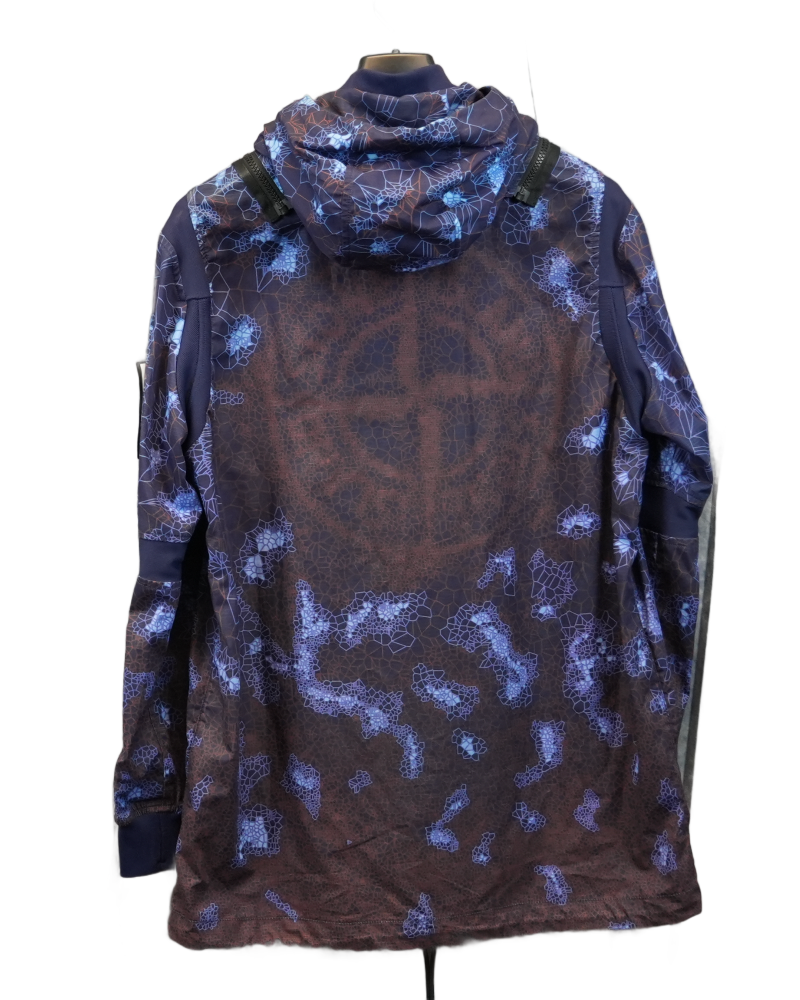 Stone Island Printed Heat Reactive Thermosensitive Jacket Blue/Purple back view