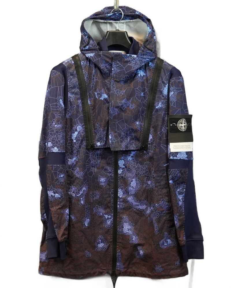 Stone Island Printed Heat Reactive Thermosensitive Jacket Blue/Purple detail view