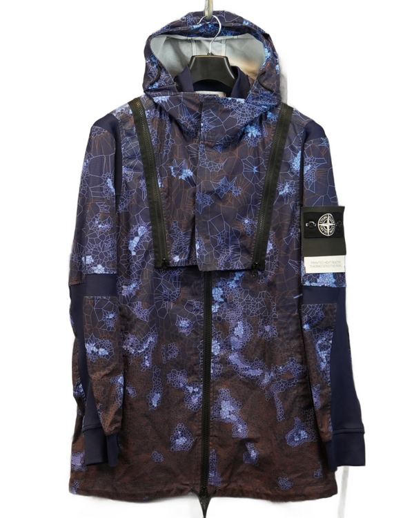 Stone Island Printed Heat Reactive Thermosensitive Jacket Blue/Purple detail view