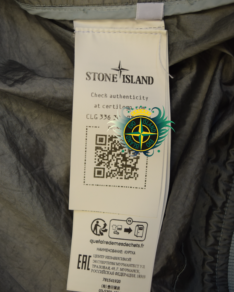 Stone Island Nylon Metal Watro-TC Silver detail view