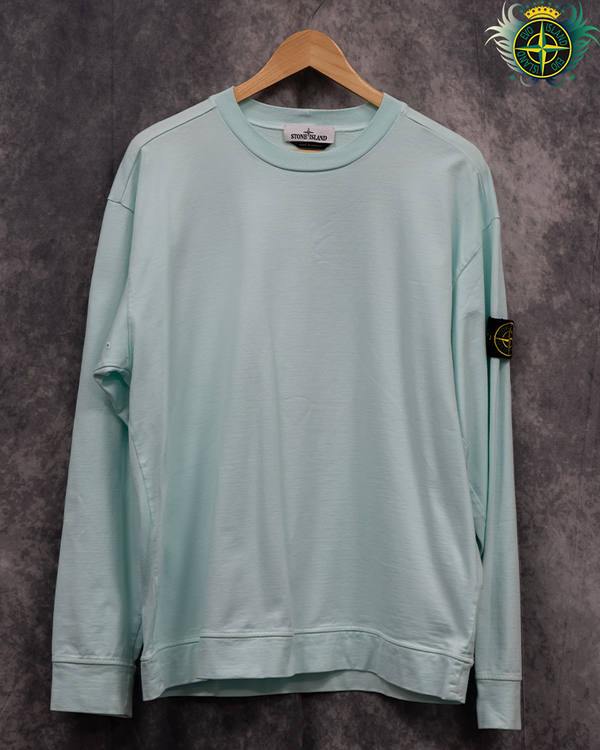 Stone Island Crewneck Cyan - L