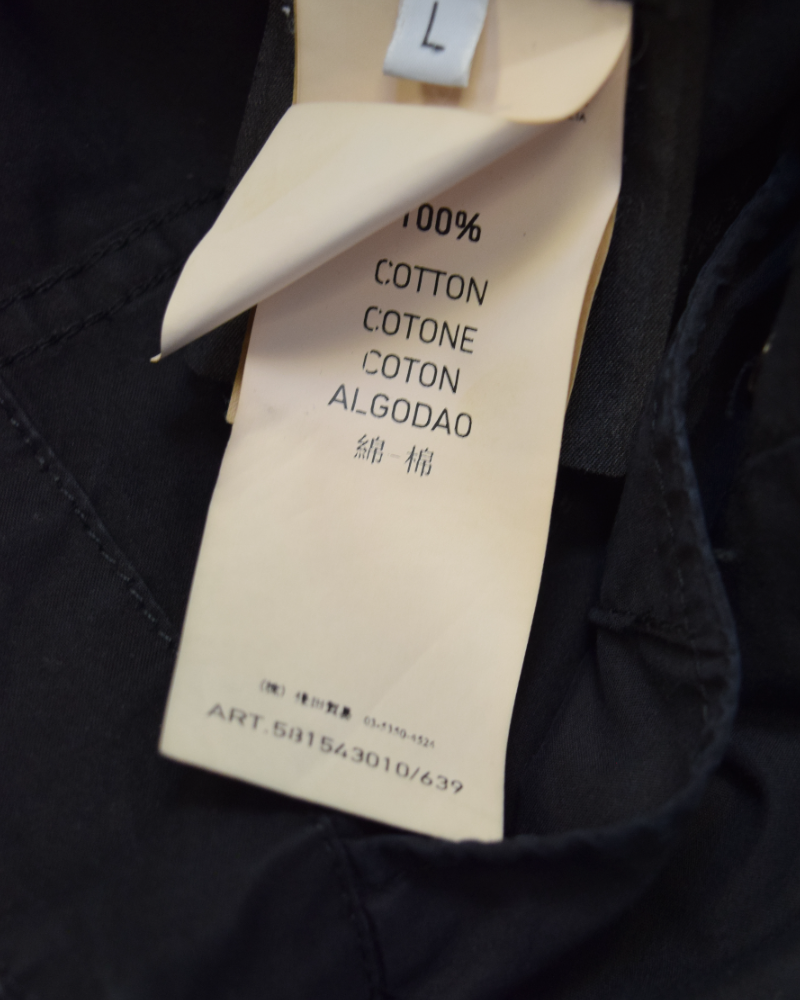Stone Island Ghost Piece Weatherproof Cotton Jacket Black detail view