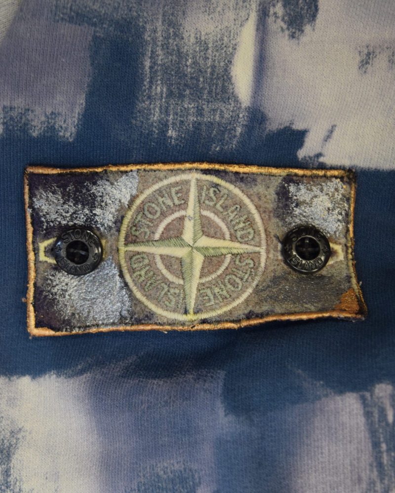 Stone Island Snowbeast Customs crewneck detail view