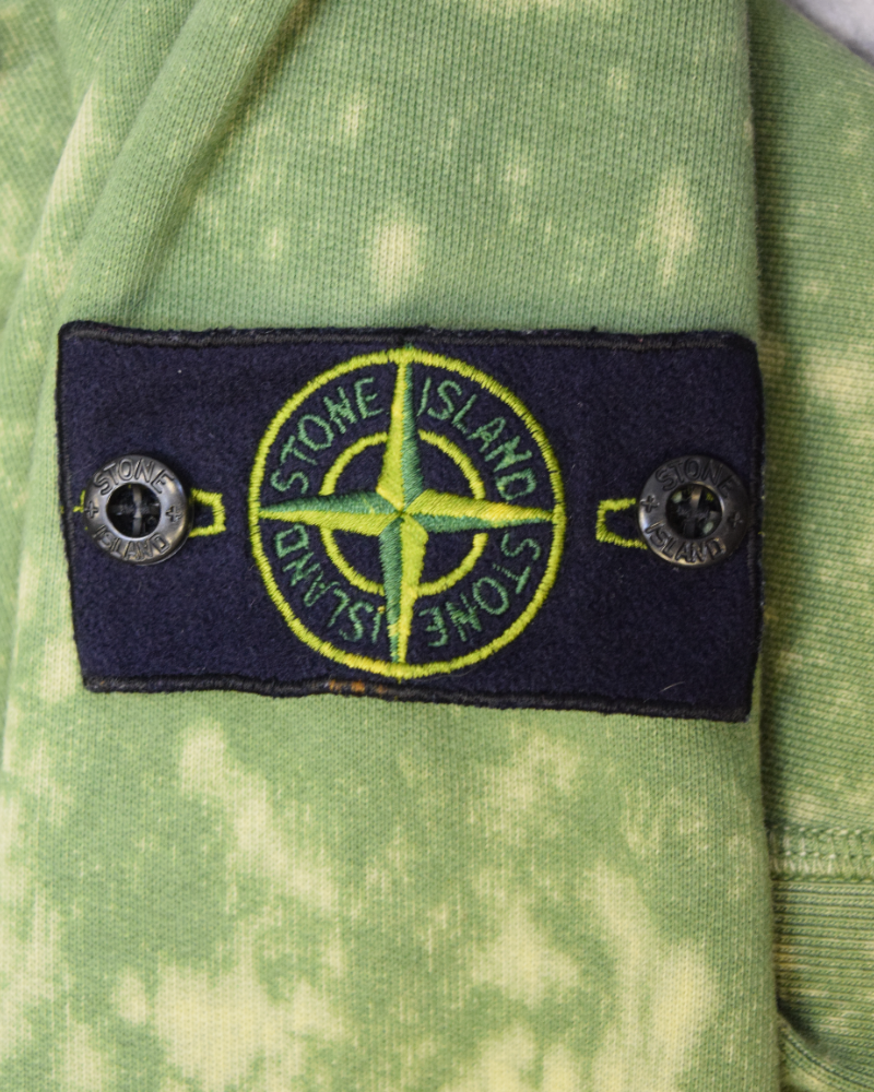 Stone Island OVD Hoodie Green detail view