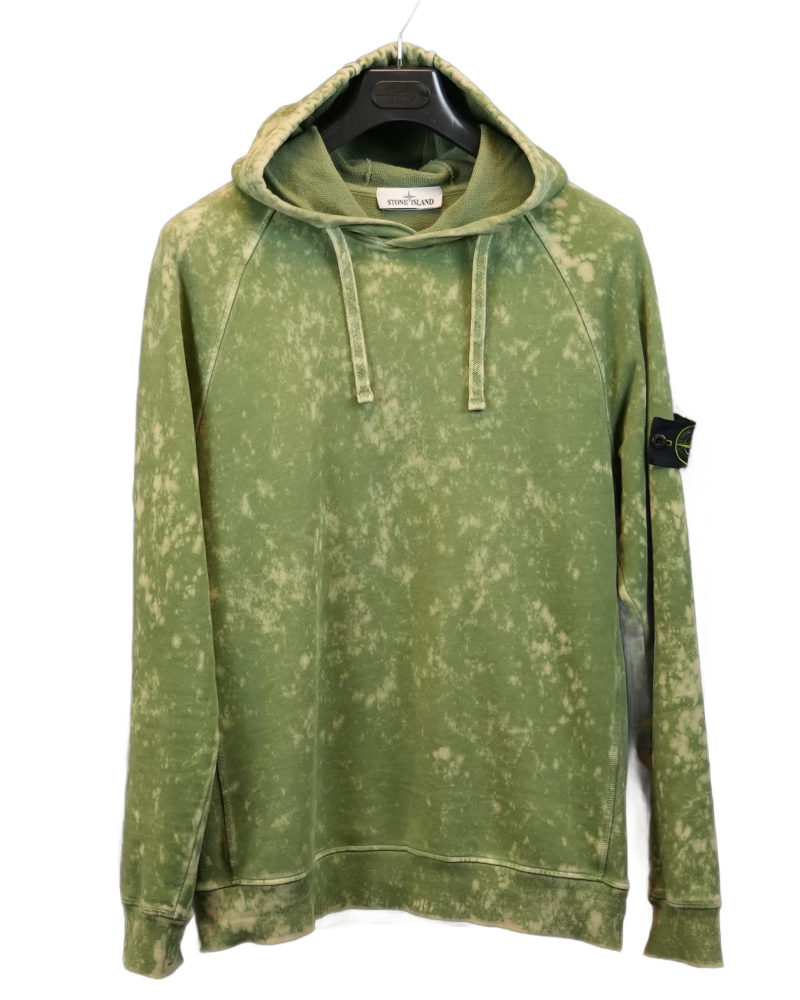 Stone Island OVD Hoodie Green front view