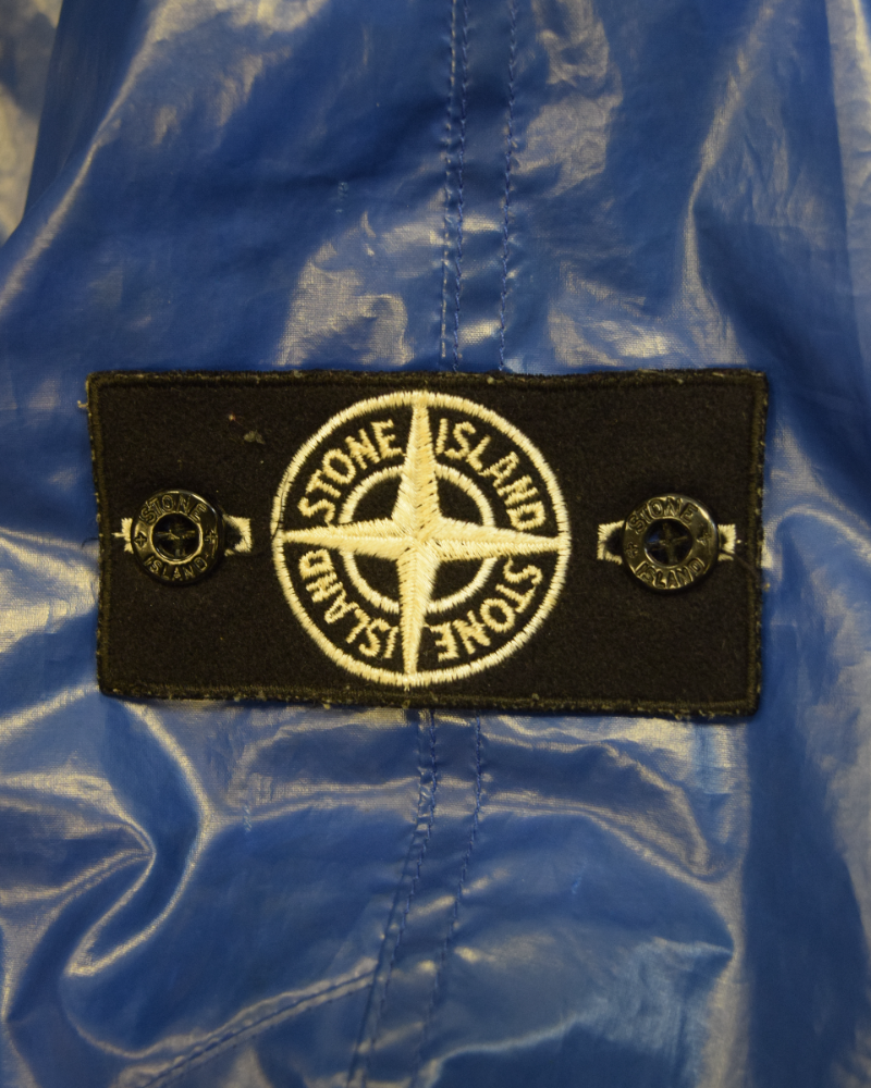 Stone island Special process 010 ice jacket blue detail view
