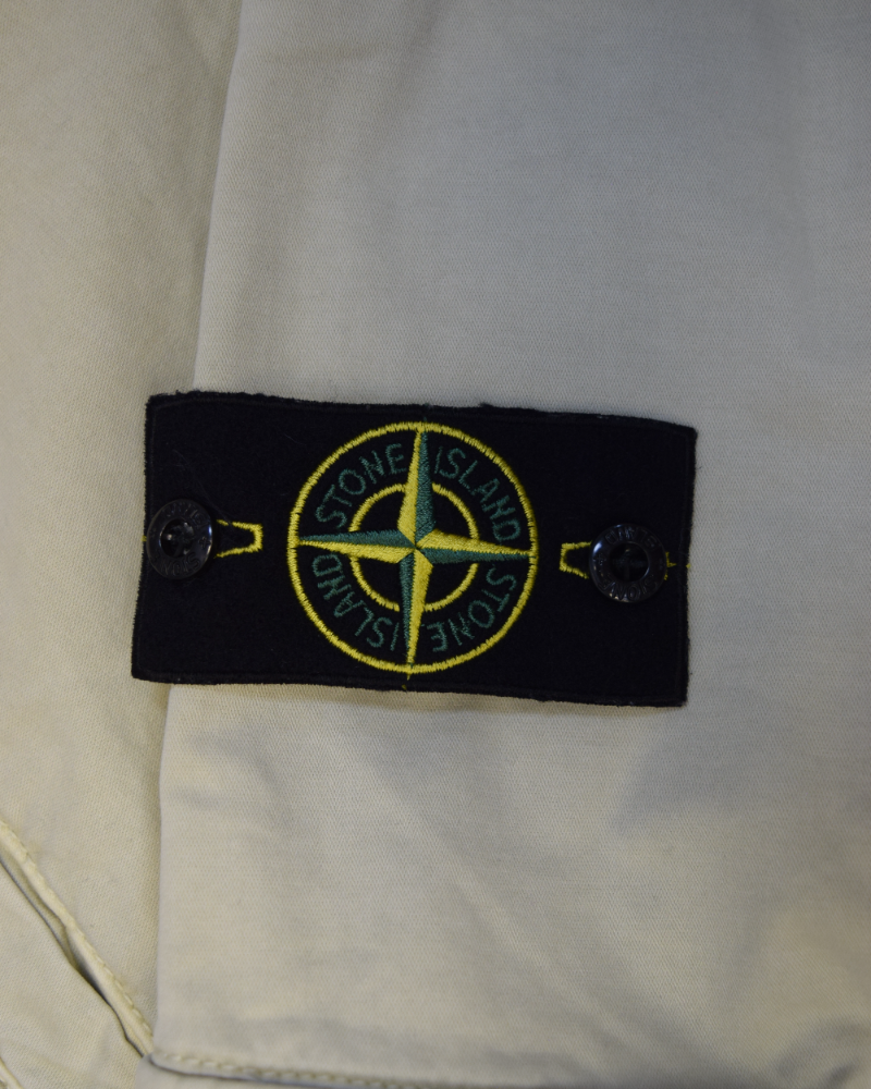 Stone Island Cargo Shorts Cream detail view